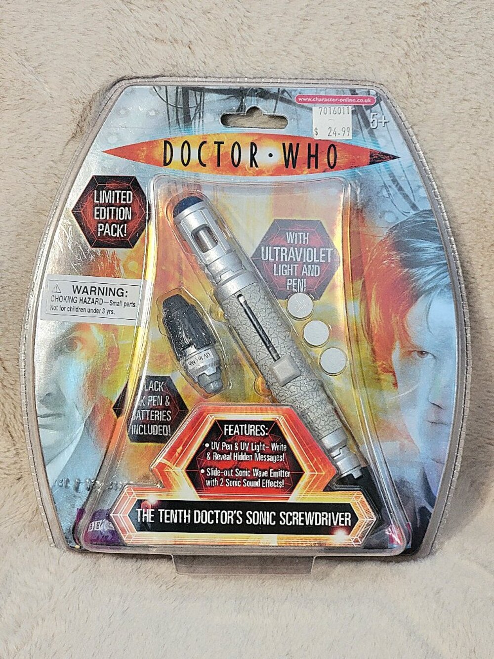 Doctor Who 10th Doctors Sonic Screwdriver UV Light & Pen Lmtd. Ed. Pack NIP
